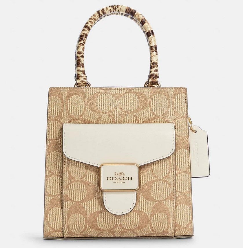 Coach コーチ シグネチャー 2WAY ミニトート クロスボディ