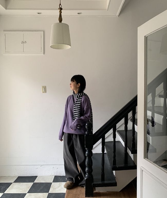 【BAON】[unisex] Hisson Corduroy Banding Wide Pants BAON】[unisex] Hisson Corduroy Banding Wide Pants (BAON
