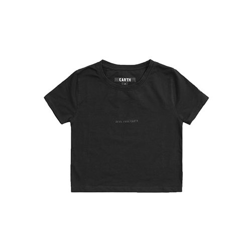 ★韓国人気★BADBLOOD★Heavy Stretch Cotton Crop T-shirt ☆韓国人気☆BADBLOOD☆Heavy Stretch Cotton Crop T-shirt