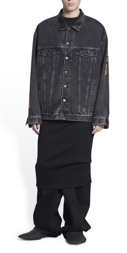 BALENCIAGA】メタル オーバーサイズ ジャケット (BALENCIAGA