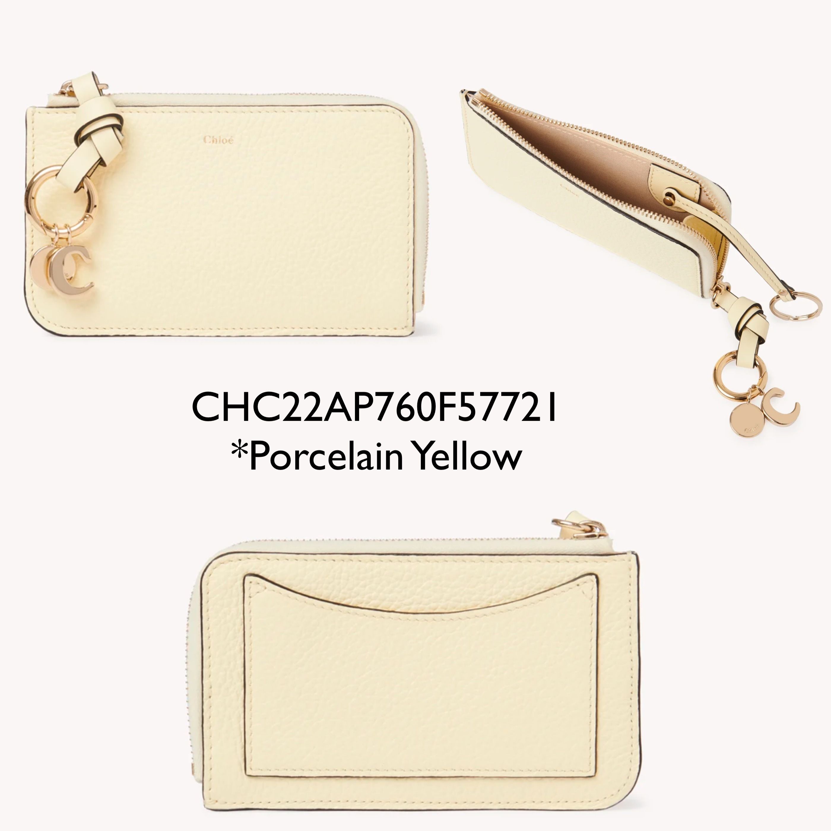 CHLOE【入手困難】Alphabet☆キーリング付きスモールパース 全色