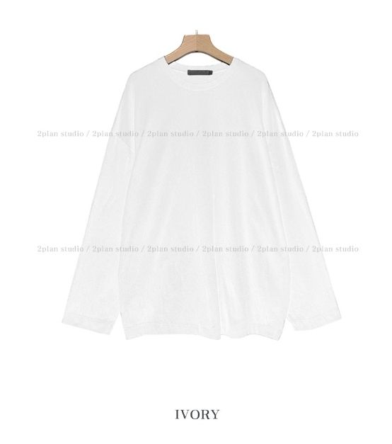 【2plan】Maison Maxi Over Long Sleeve Tee 2plan】Maison Maxi Over Long Sleeve Tee (2plan/Tシャツ