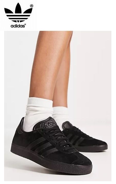 Adidas gazelle tripblack ガゼルスニーカー型ローカット