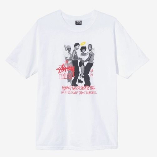 ★送料・関税込★Stussy★Stussy x Union T-Shirt White★ 関税込☆Stussy☆Stussy x Union Free Your Soul T-Shirt White
