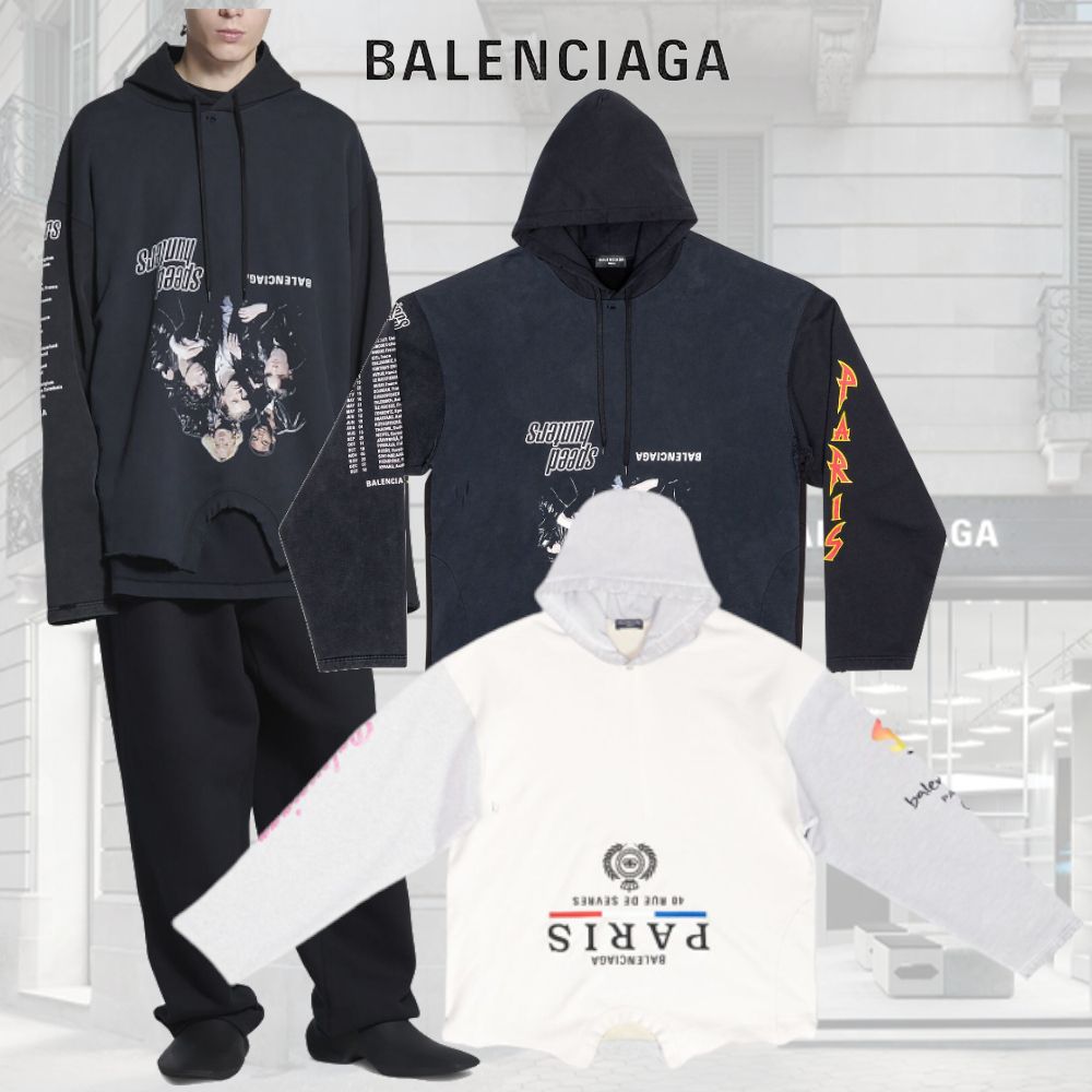 BALENCIAGA】オーバーサイズ アップサイドダウン パーカー (BALENCIAGA ...