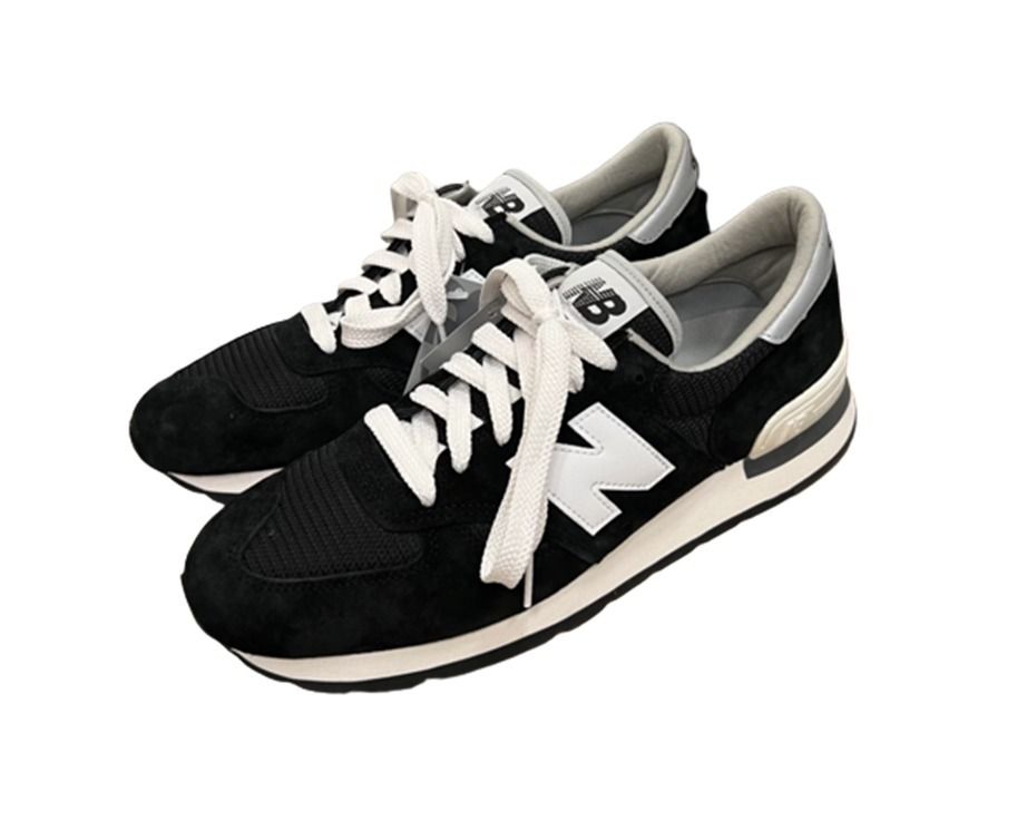 990 スニーカー New Balance 990v1 Made In USA Black White for Sale