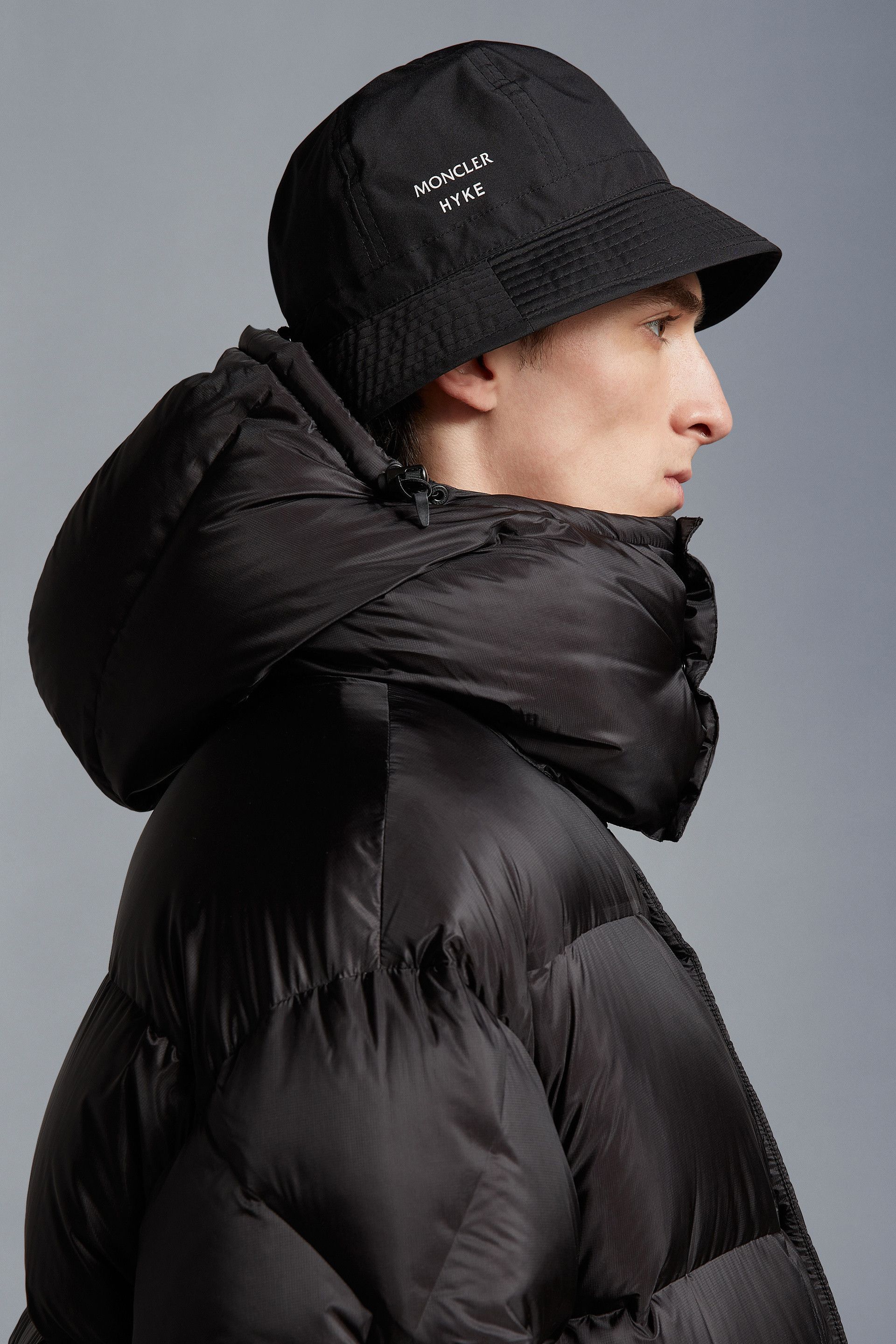 4 Moncler x Hyke Bucket Hat ロゴ バケットハット (MONCLER/ハット