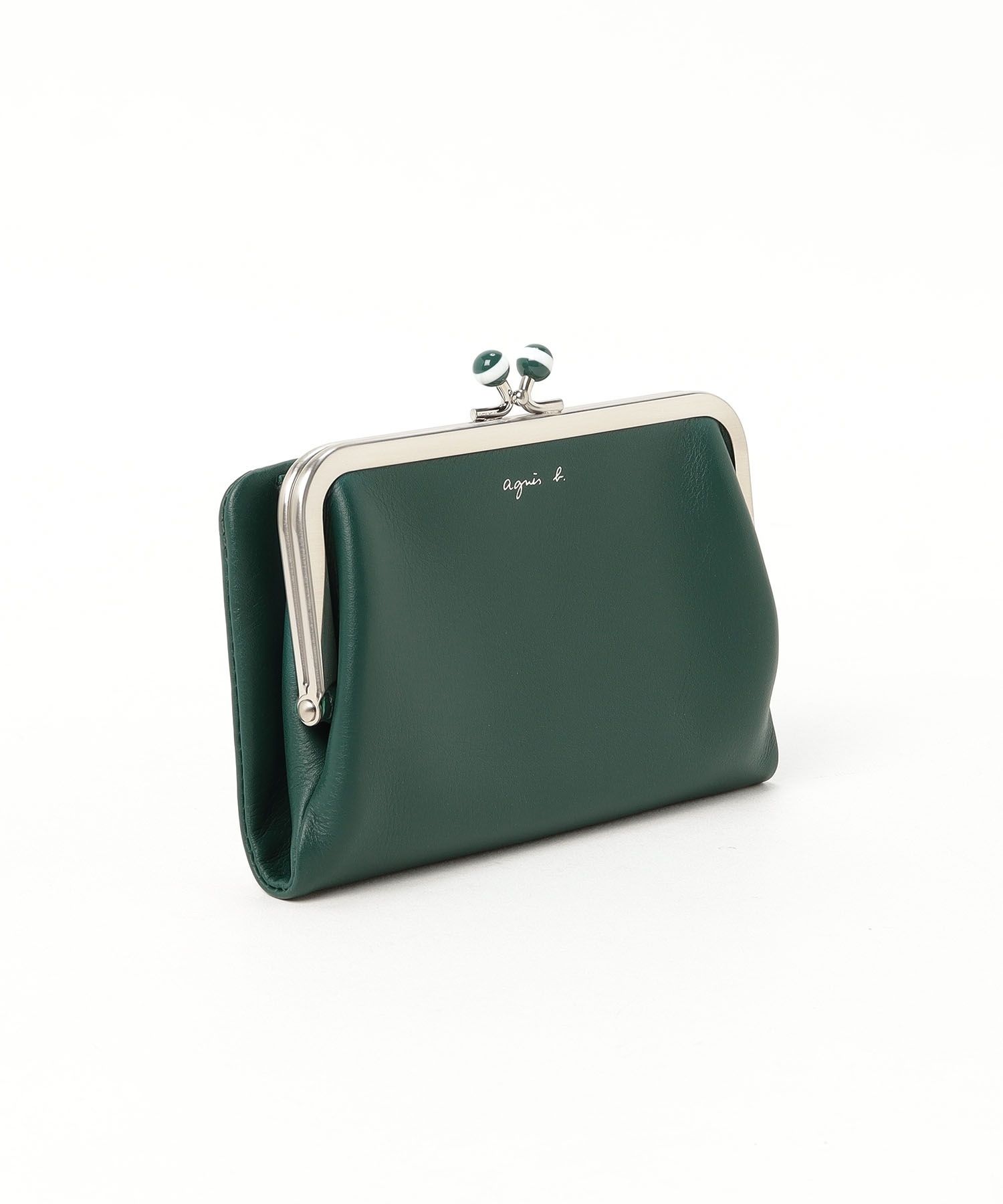大人気☆agnes b. VOYAGE FEMME ウォレット がま口財布 ボーダー