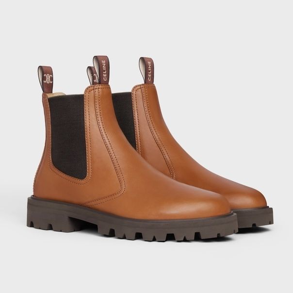 CELINE セリーヌ アンクルブーツ レザー トリオンフ (CELINE/ショート
