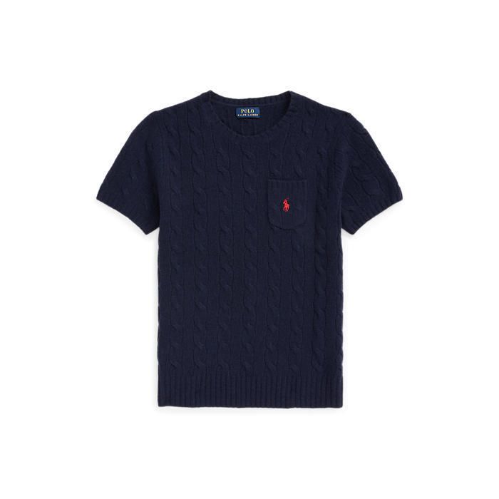 POLO R.LAUREN ラルフローレン セーター 半袖 ウール カシミヤ