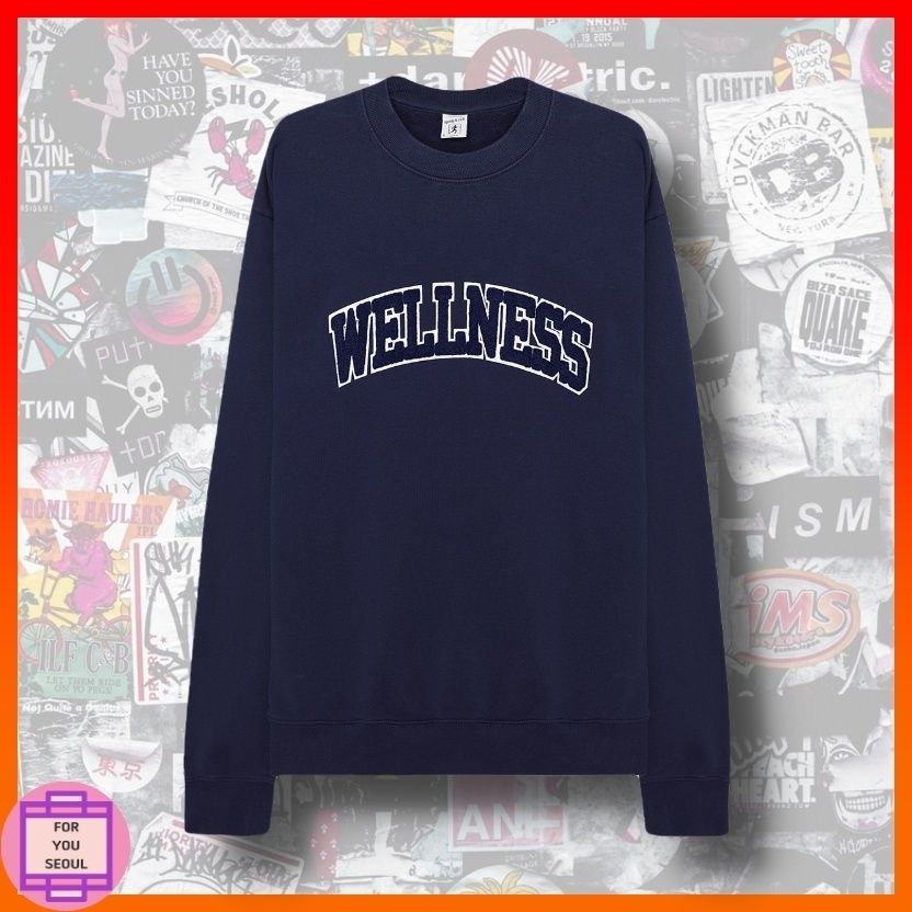 ☆Sporty & Rich☆ウェルネスブクルクルーネック (Sporty & Rich