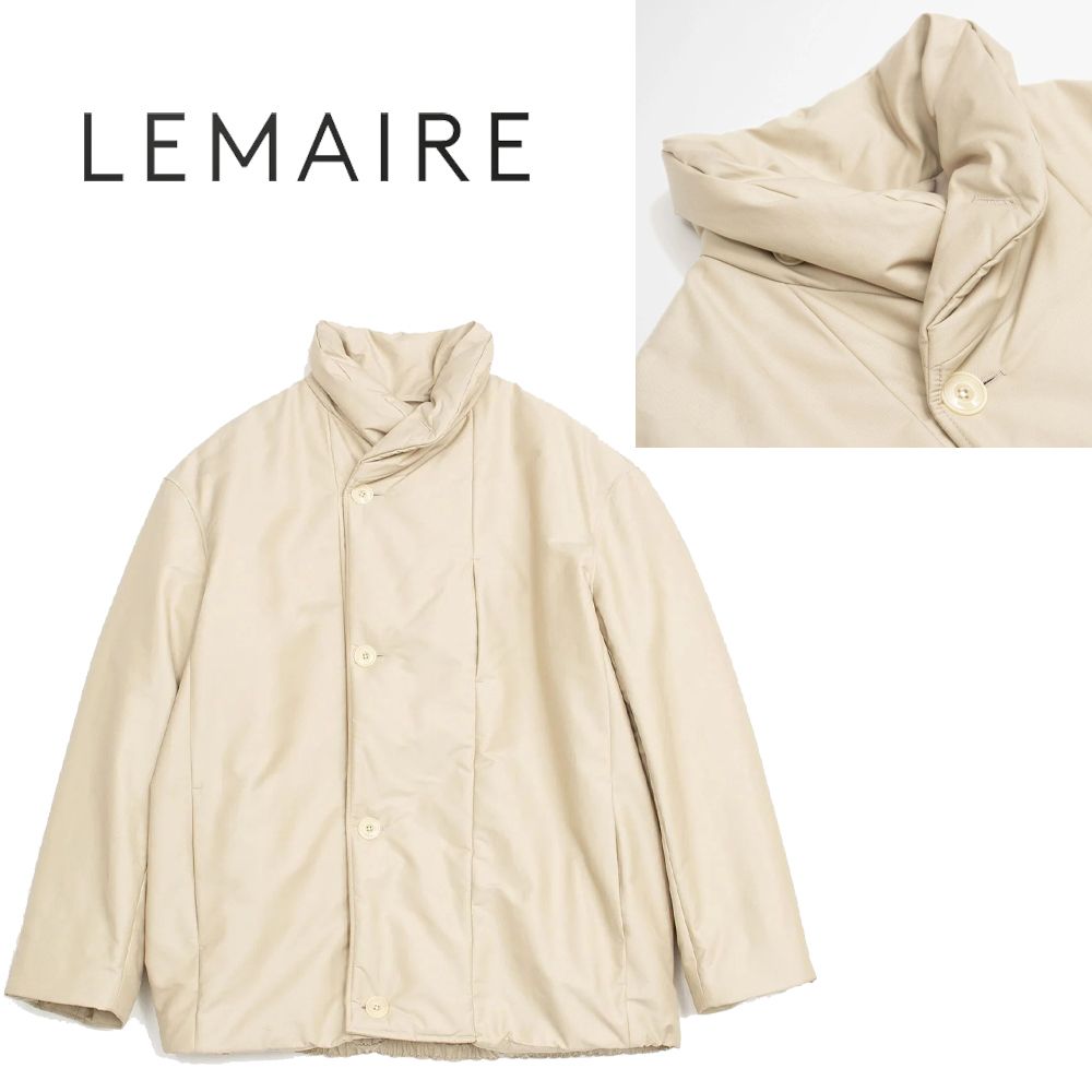 LEMAIRE】コットンナイロン☆キルティング ジャケット Beige (LEMAIRE