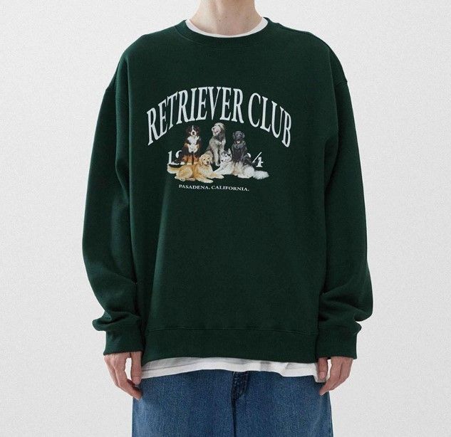 スウェット・トレーナー RETRIEVER CLUB RETRIEVER FRIENDS CREWNECK KS65 RETRIEVER CLUB RETRIEVER FRIENDS CREWNECK KS65 (Retriever