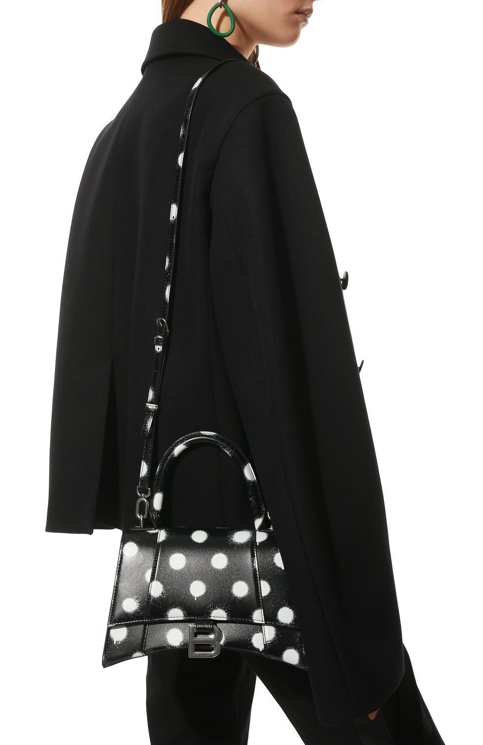 BALENCIAGA】Hourglass トップハンドルバッグ☆スプレードット