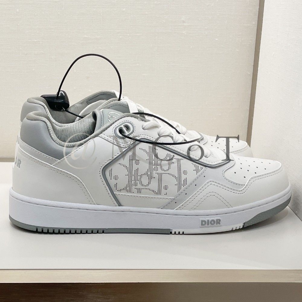 直営店買付】Dior B27 ロートップ スニーカー ホワイト レザー (Dior