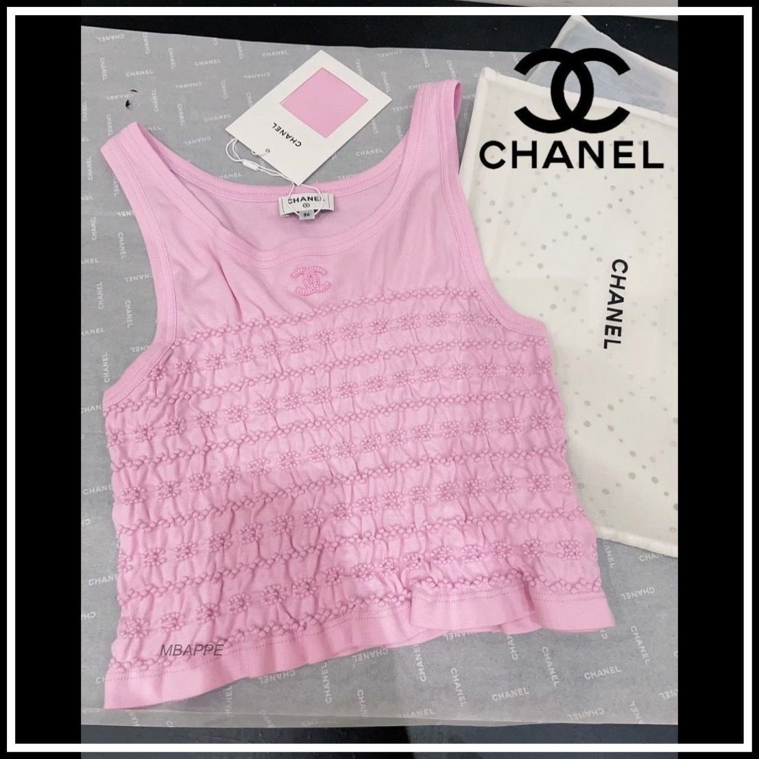 23P☆使いやすいタンクトップ♪【CHANEL】タンクトップ トップス