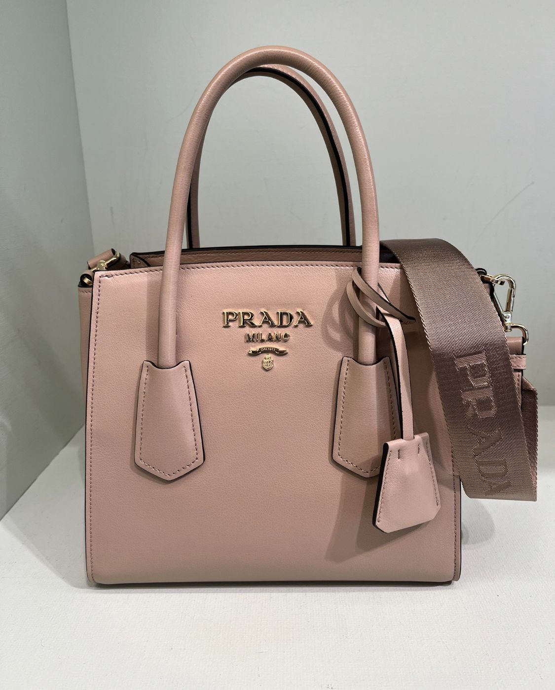 PRADA トップハンドル ハンドバッグ ショルダー １BG369 PRADA プラダ ショルダーバッグ レザー 1BG369 ブラック