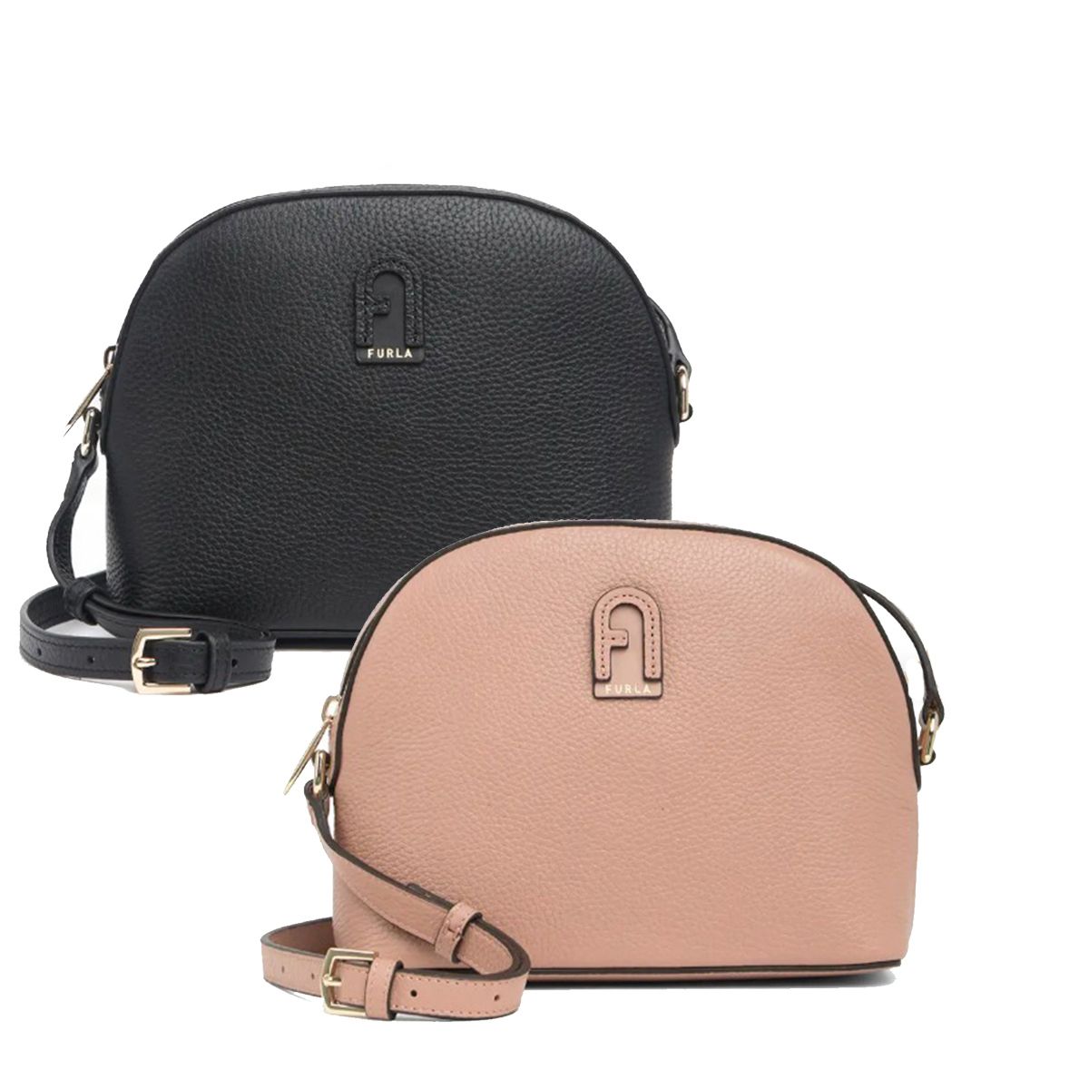 人気商品！FURLA アテナ レザークロスボディ ショルダーバッグ