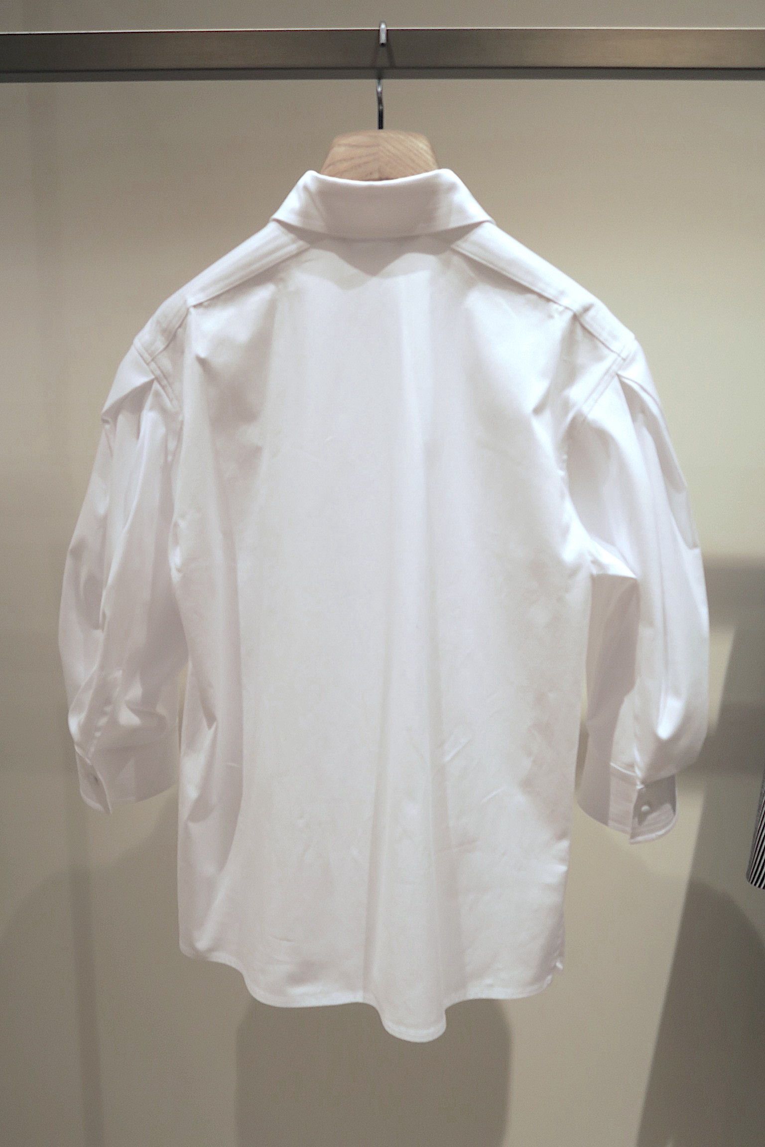 2023SS MAX MARA ストレッチ コットン ツイル シャツ 38