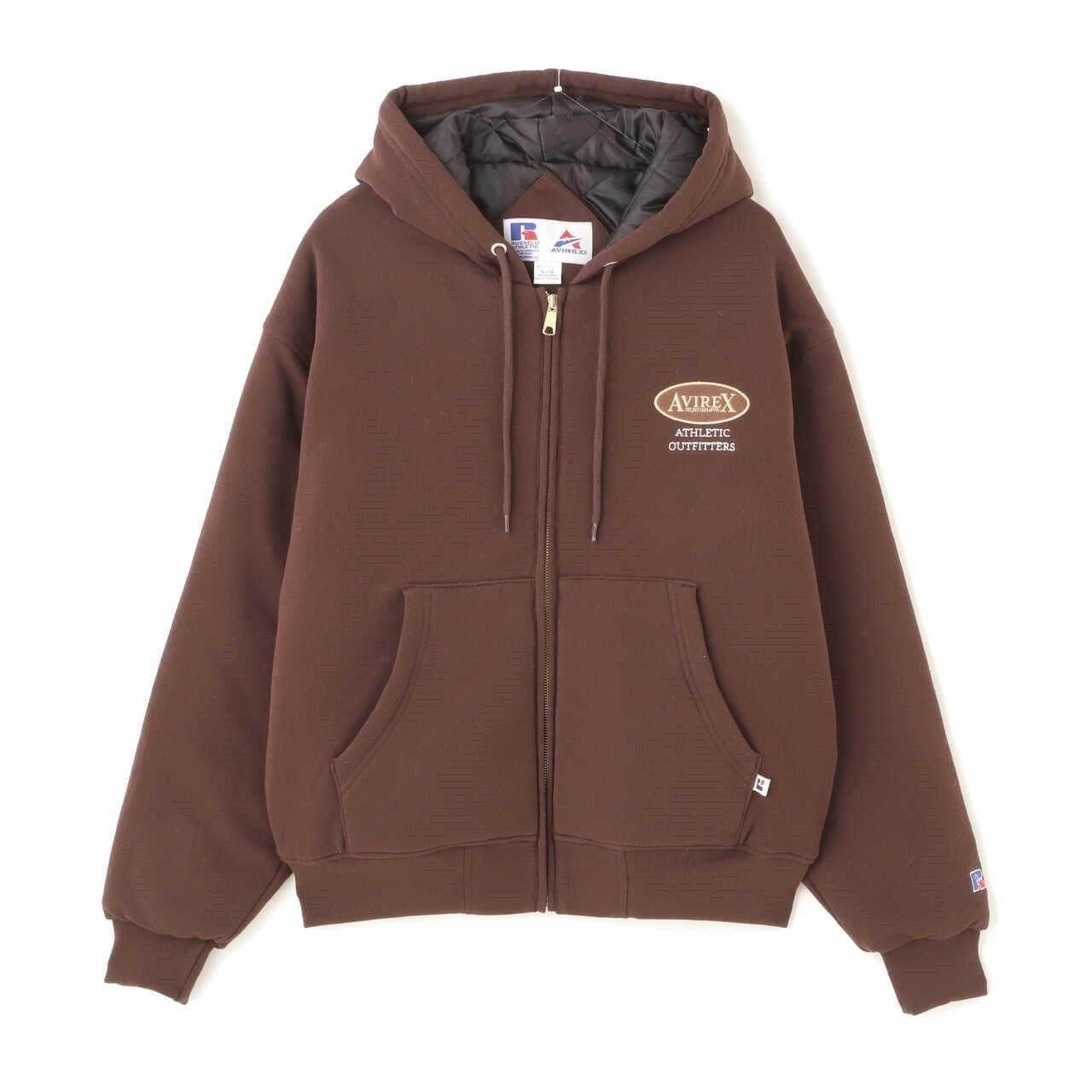AVIREX】《RUSSELL ATHLETIC × AVIREX》ZIPUP PARKA/パーカー (AVIREX