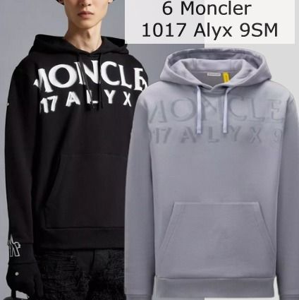 23SS】6 Moncler 1017 Alyx 9SM ロゴ フーディ (MONCLER/パーカー ...