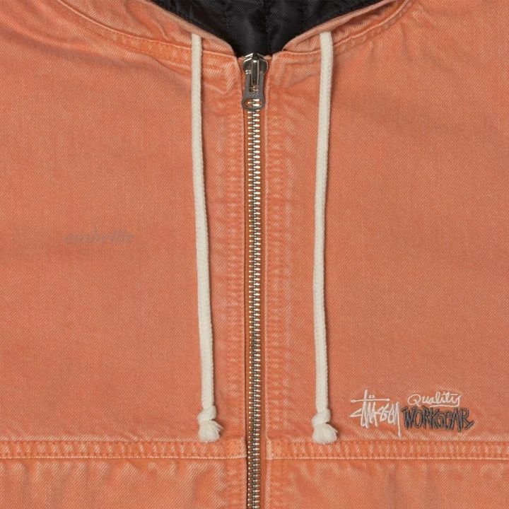 SALE 国内配送 関税込 日本完売 STUSSY DOUBLE DYE WORK JACKET