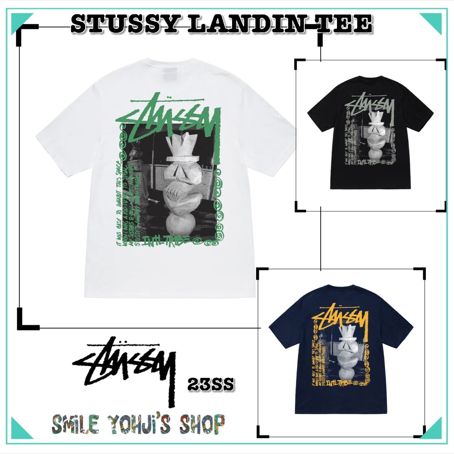 ☆23SS☆STUSSY LANDIN TEE (STUSSY/Tシャツ・カットソー