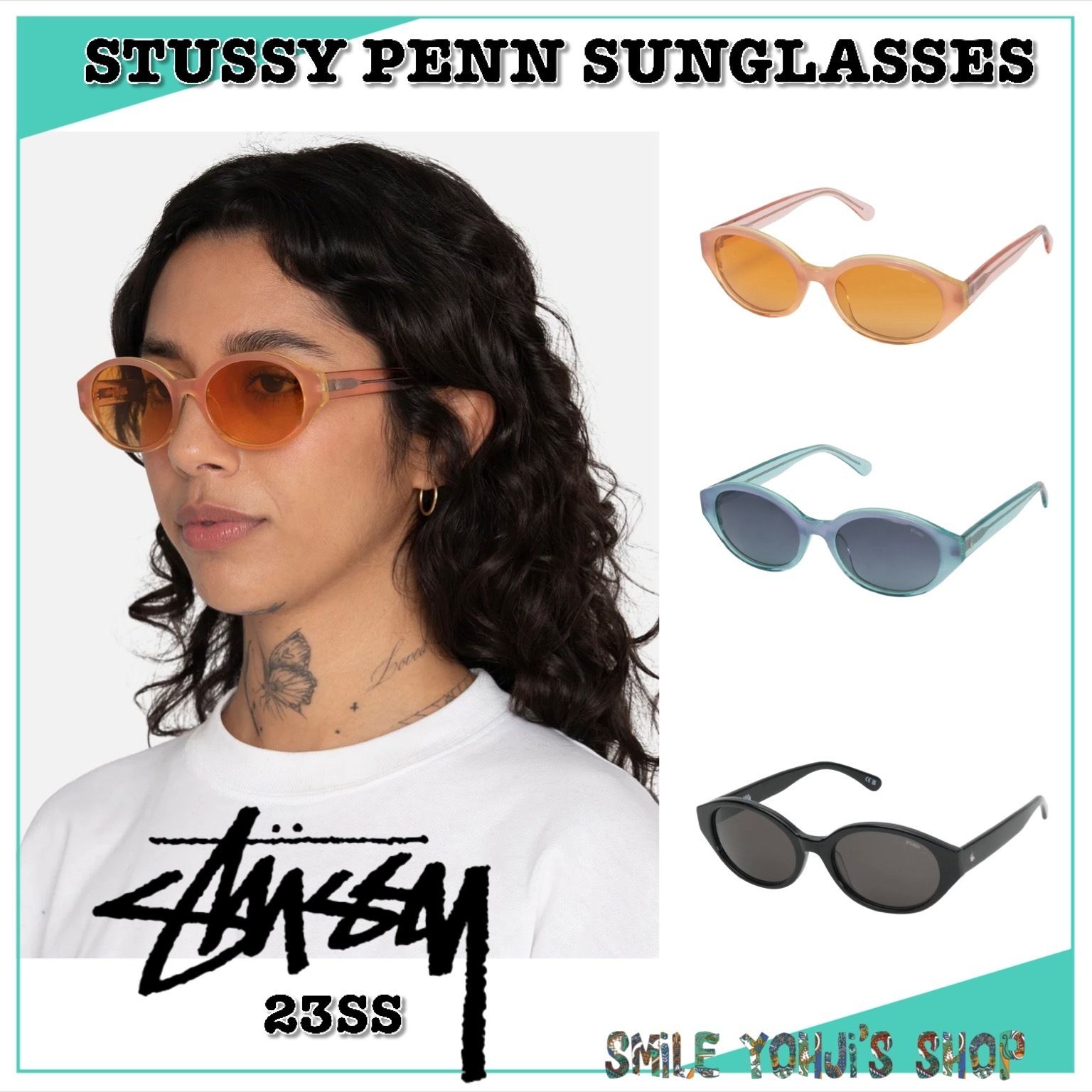 ☆23SS 最新作☆STUSSY PENN SUNGLASSES (STUSSY/サングラス) 91701825 ...