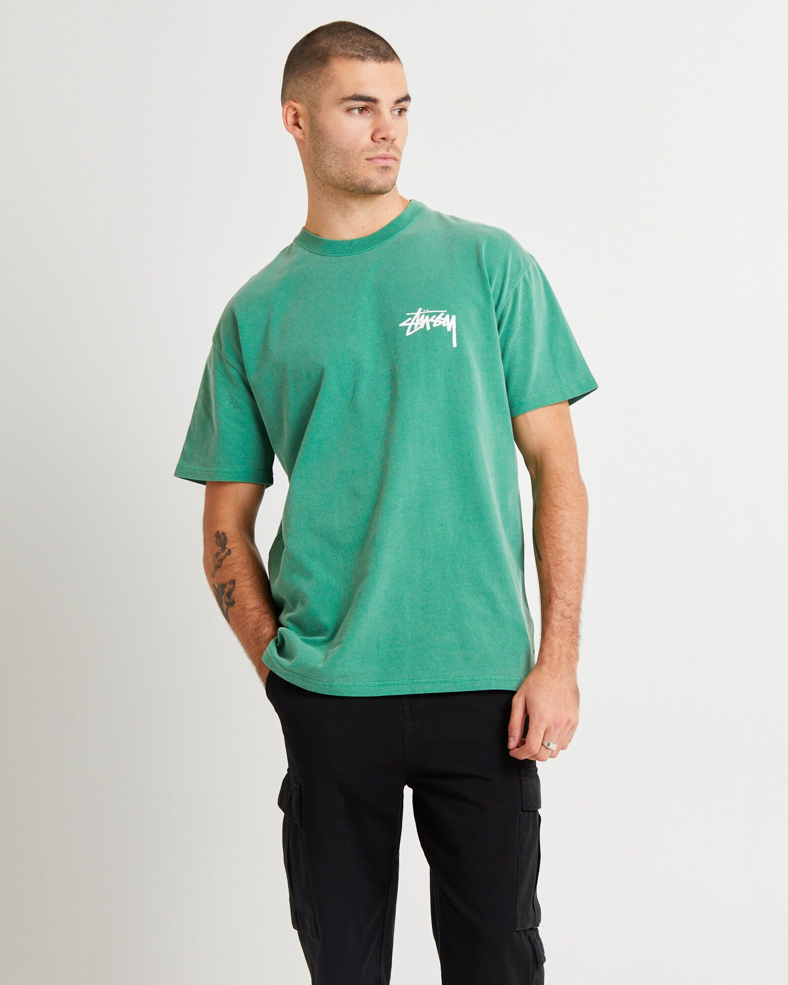 STUSSY ステューシー Fuzzy Dice Tee 半袖 ロゴ Tシャツ (STUSSY/T STUSSY ステューシー Fuzzy Dice Tee 半袖 ロゴ Tシャツ (STUSSY/T