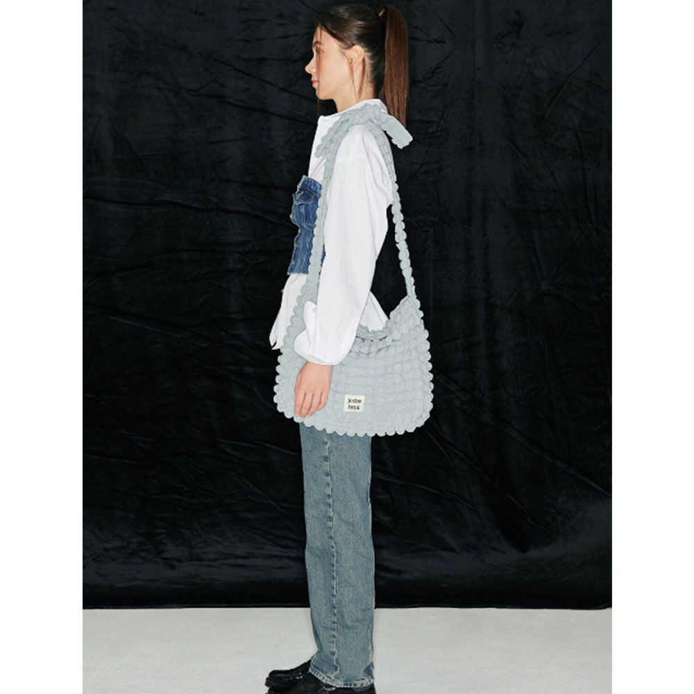 【JEDREFEB5】Croiffle Crossbody Bag Blue☆韓国 人気☆バッグ JEDREFEB5】Croiffle Crossbody Bag Blue☆韓国 人気☆バッグ