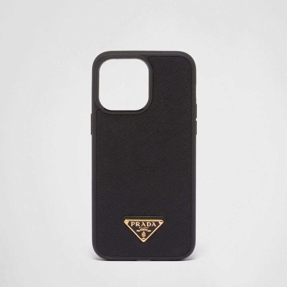□PRADA プラダ サフィアーノレザー iPhone 14 Pro Maxケース (PRADA