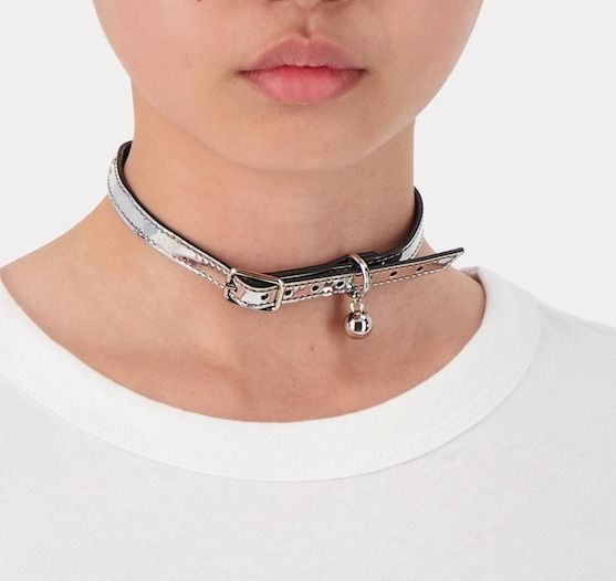 Justine Clenquet チョーカー ネックレス チェーン パンク Justine Clenquet チョーカー パンク レザー ネックレス ベルト