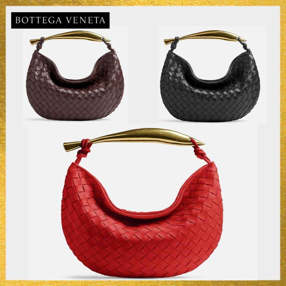 BOTTEGA】ラムスキン☆サーディン トップハンドルバッグ