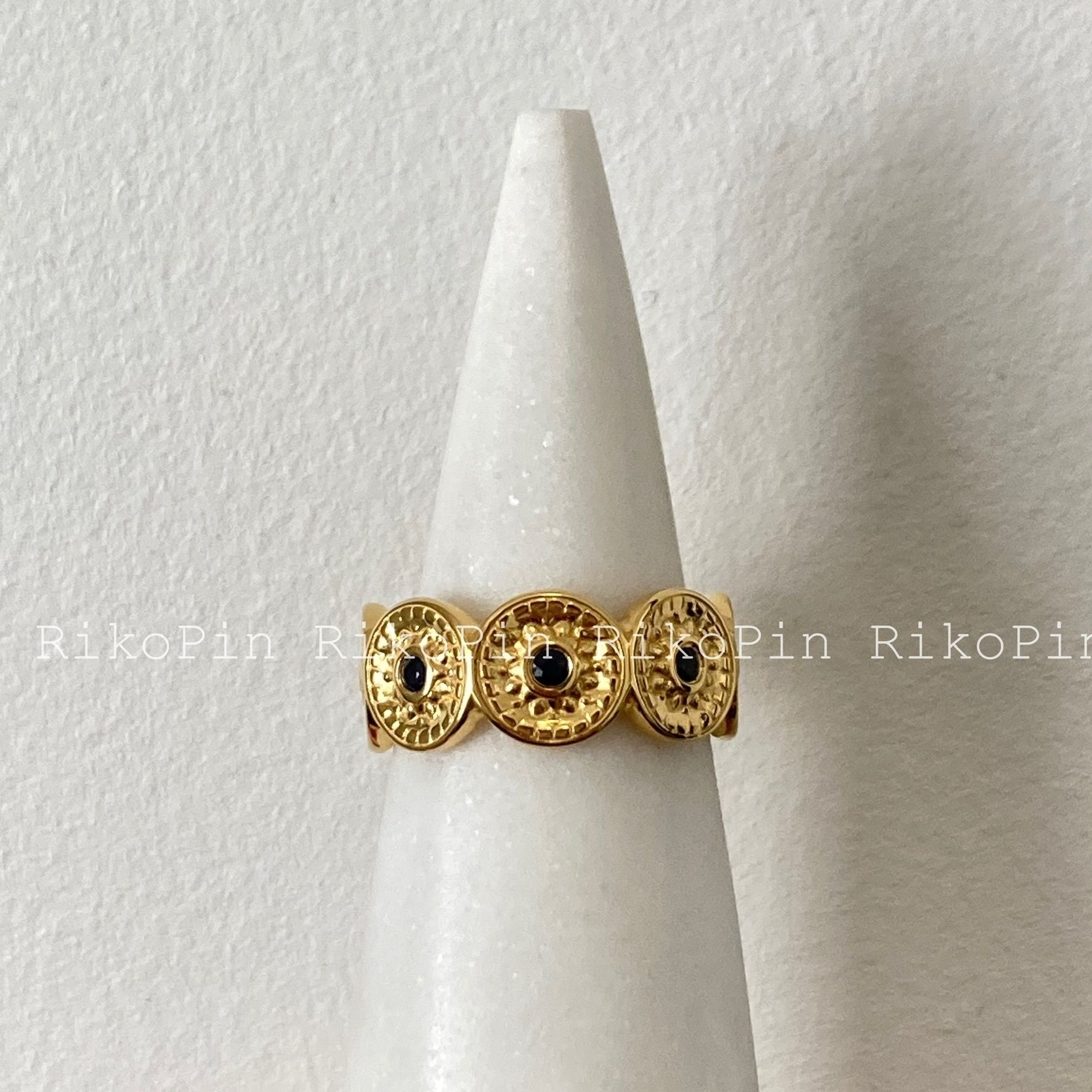 【TEMPLE OF THE SUN】Vesta ゴールドリング/天然石 18k TEMPLE OF THE SUN】Vesta ゴールドリング/天然石 18k (TEMPLE