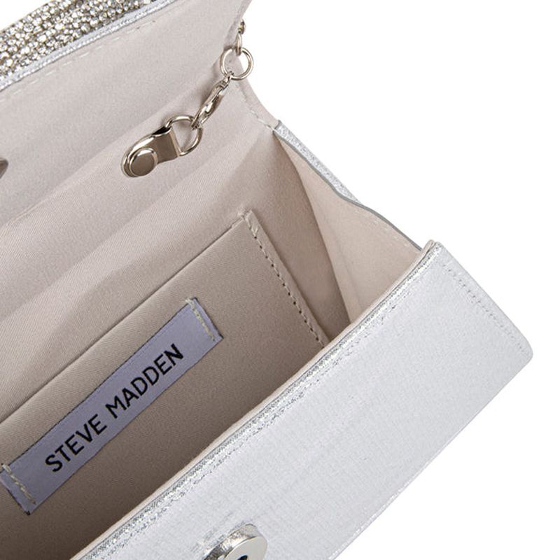 【Steve Madden】BSHIRI ラインストーン トップハンドルバッグ Steve Madden☆ 輝くラインストーン・トップハンドルミニバッグ