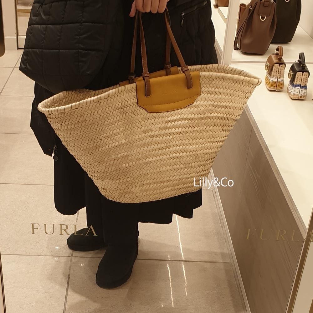 FURLA】フルラ カゴバッグ-