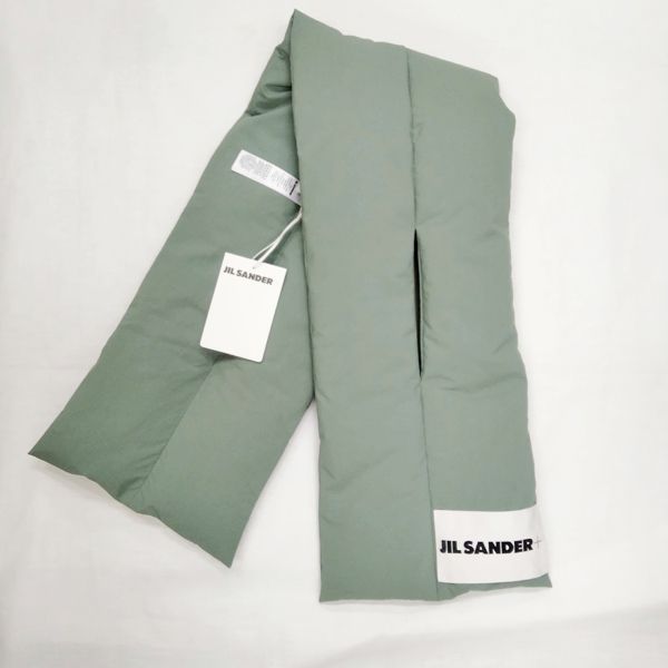 【訳あり】 JIL SANDER ロゴダウンスカーフ J40TE0002J70008 国内即発】JIL SANDER ロゴダウンスカーフ (J40TE0002J70008