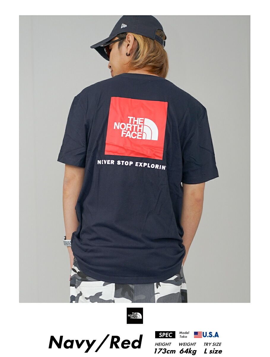 ノースフェイス 半袖Tシャツ ボックスロゴ メンズ NF0A4763 (THE NORTH