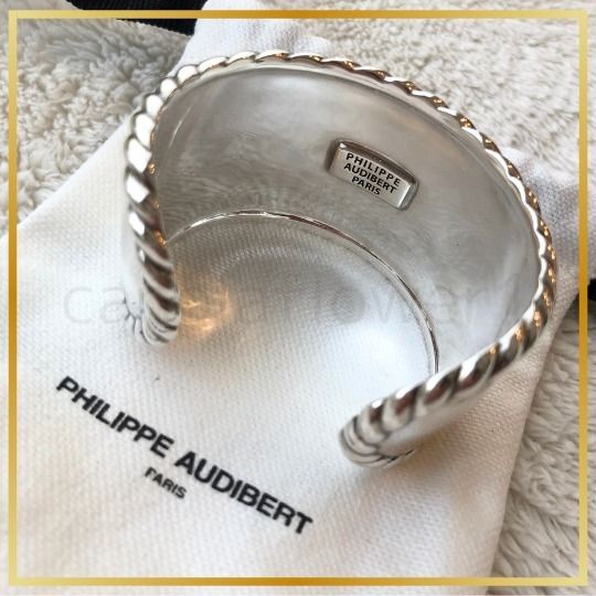 【Philippe Audibert】CESAR XL☆ブレイドエッジ ワイドバングル 関税送料込｜PHILIPPE AUDIBERT：CESAR XL ワイド バングル