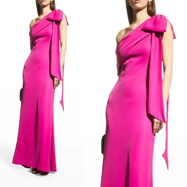 ☆TADASHI SHOJI リボンショルダーロングワンピース☆