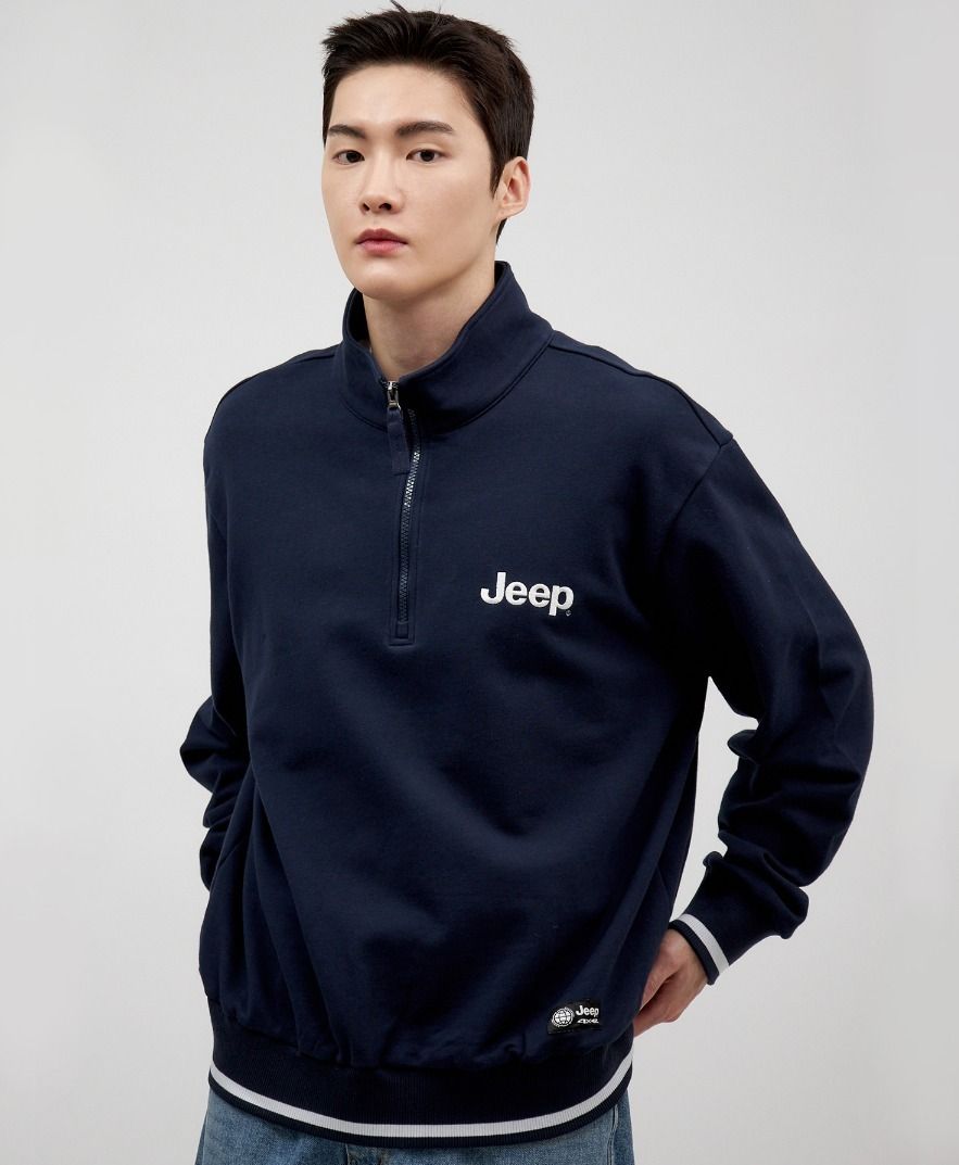 ★送料・関税込★JEEP★A1 YOKO Half Zip-Up Sweat★スウェット ☆送料・関税込☆JEEP☆A1 YOKO Half Zip-Up Sweat☆スウェット