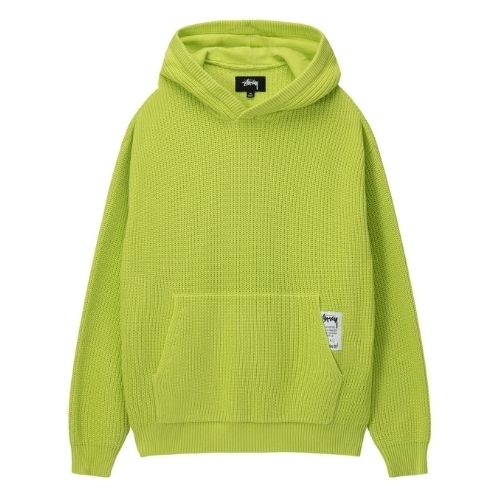 ★韓国の人気★Stussy Cotton Knit Hoo.d★パーカー★関税込★ ☆2023SS新作☆STUSSY☆COTTON KNIT HOODIE (STUSSY/パーカー