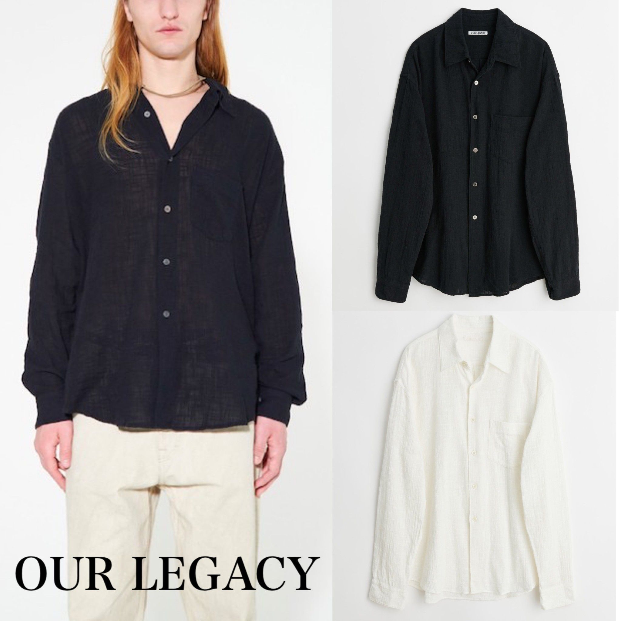 23SS 新作【OUR LEGACY】COCO SHIRT ココ シャツ エアコットン (OUR