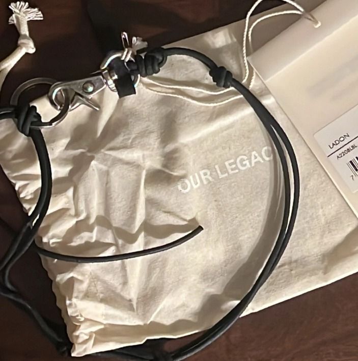 ☆人気☆【OUR LEGACY】☆Ladon Leather Keychain Blac.k☆ (OUR