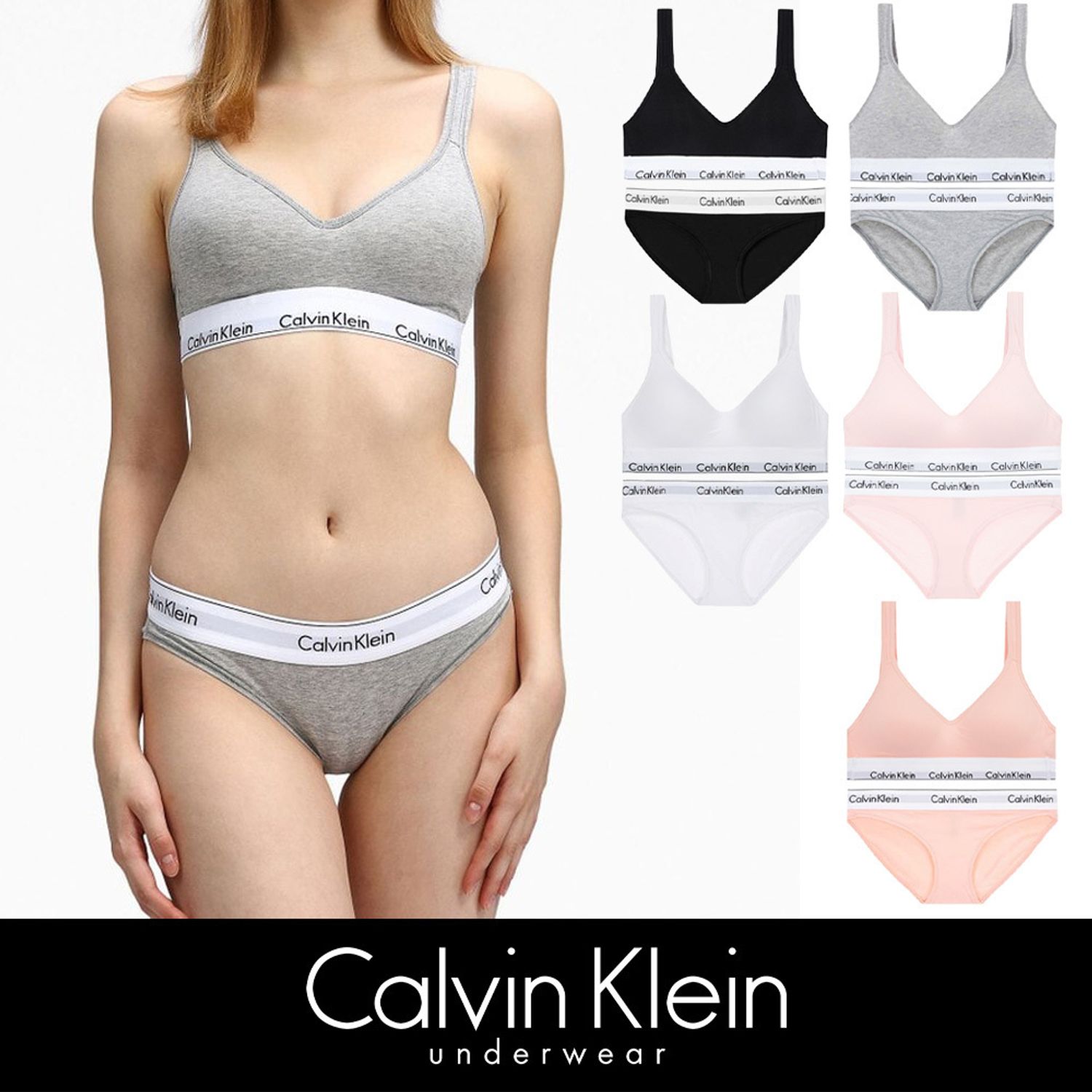 カルバンクライン CALVIN KLEIN】MODERN COTTONブラ+ショーツセット◇送料無料◇ (Calvin Klein/ブラジャー＆ショーツ)  92360968【BUYMA】