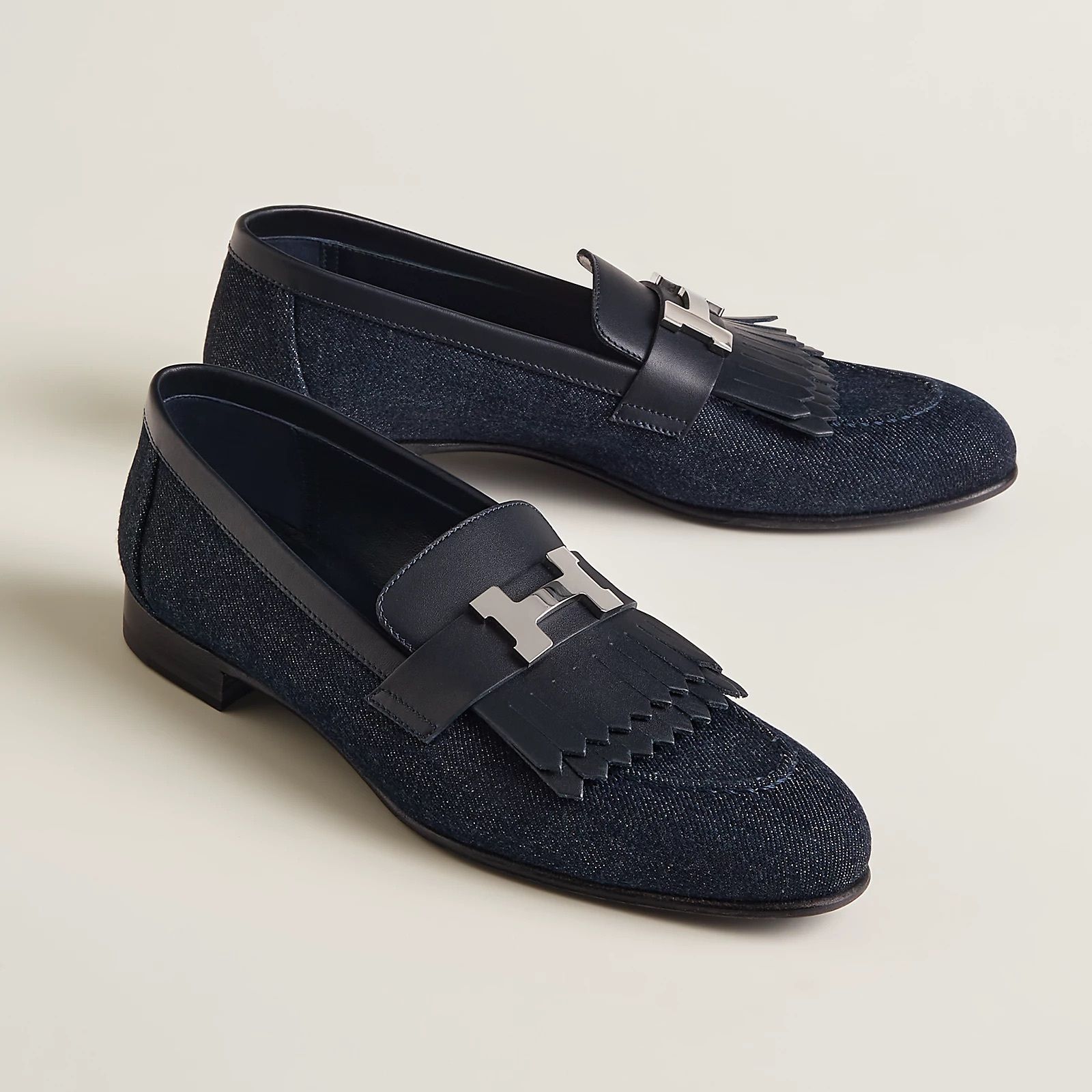 新作デニムタイプ!】HERMES エルメス モカシン《ロワイヤル》 (HERMES