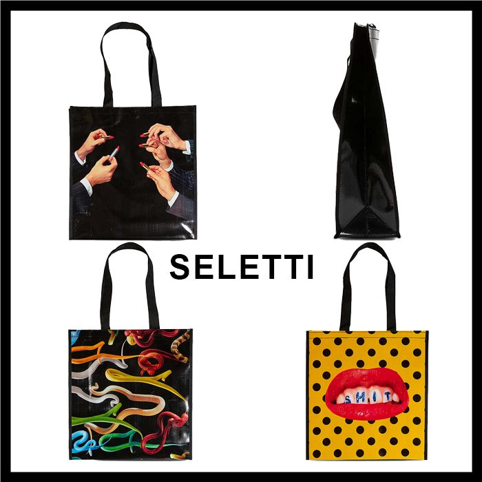 国内発| SELETTI x TOILETPAPER ショッピングトート 42x40cm 国内発| SELETTI x TOILETPAPER ショッピングトート 42x40cm
