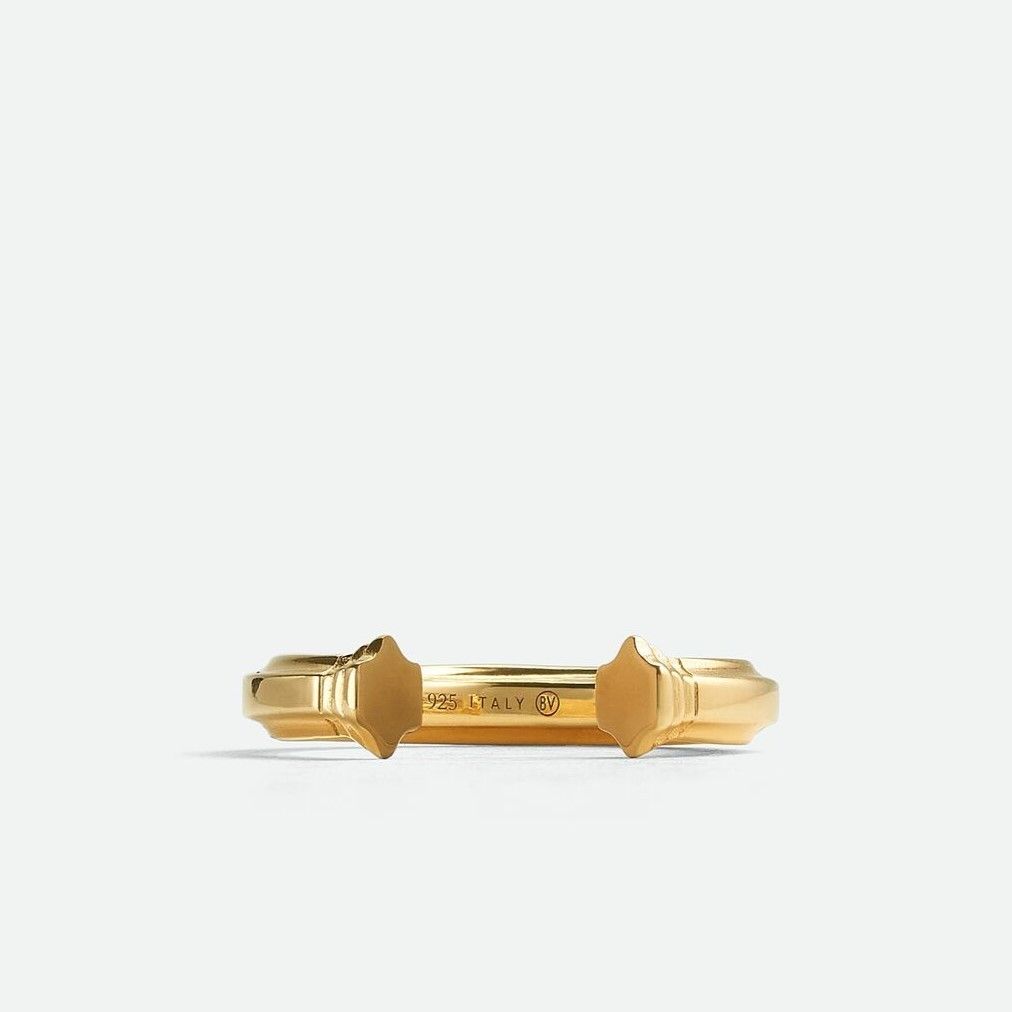 BOTTEGA VENETA PILLAR ピラー シルバーリング 18K BOTTEGA VENETA PILLAR ピラー シルバーリング 18K (BOTTEGA