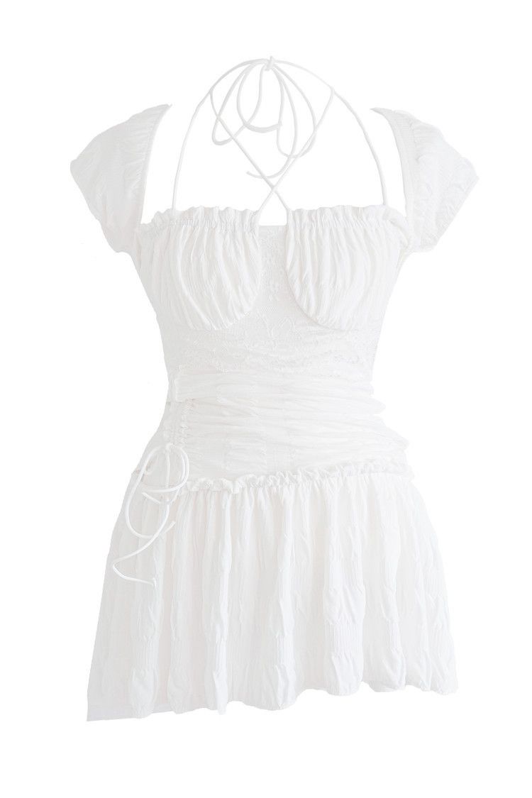 [韓国大人気]★SWIMCITY★Beheni mini dress★ミニレースドレス 韓国人気[SWIMCITY♥]Beheni mini dress