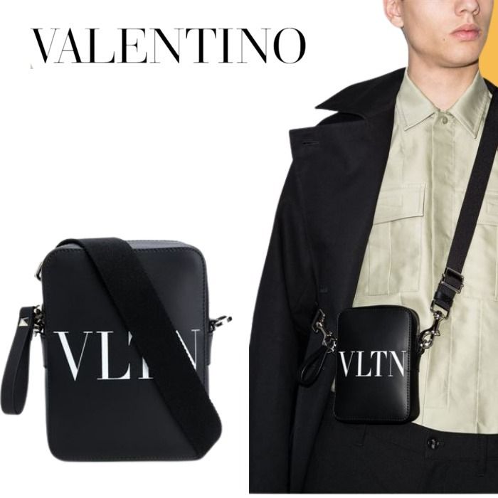 VIP仕入れ 【VALENTINO】 VLTN レザー クロスボディバッグ (ショルダー